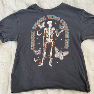 Awake Kids Skeleton Graphic Tee - Black